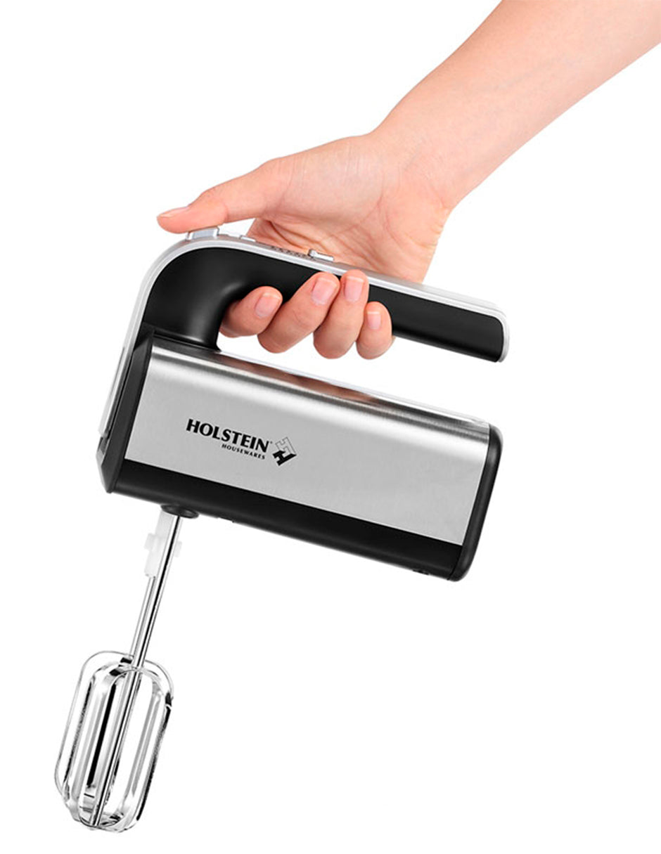 Holstein Housewares batidora de mano y soporte de 5 velocidades.