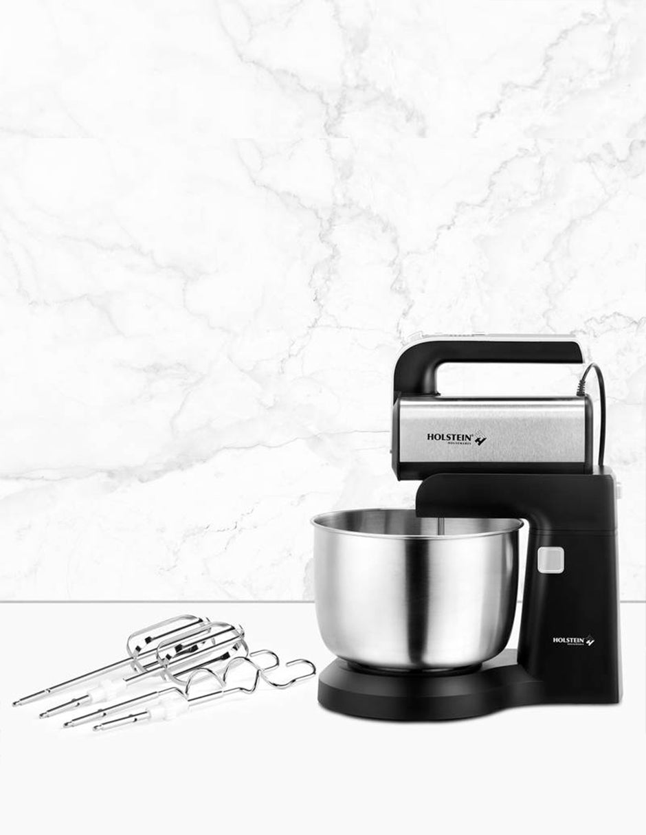 Holstein Housewares batidora de mano y soporte de 5 velocidades.