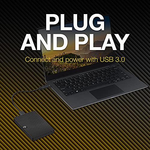Seagate Unidad de Disco Duro Externo portátil de 2 TB - USB 3.0 de 2,5 Pulgadas para Mac y PC con Servicios de Rescate (STKM2000400)