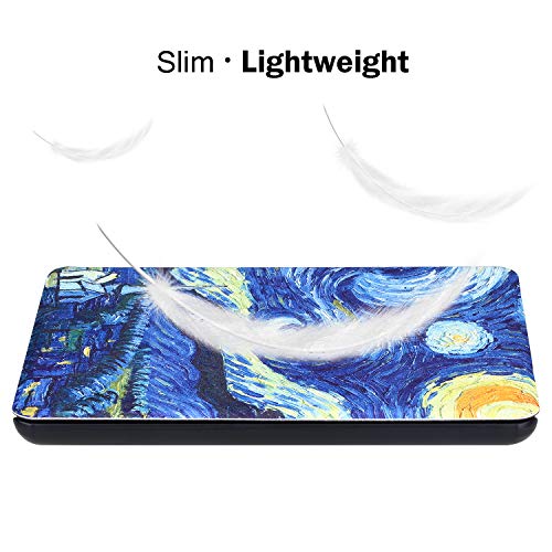 PUBAMALL Funda Compatible para Kindle Completamente Nuevo (versión de 2022), con la función Auto Sleep Wake (Cielo Estrellado)