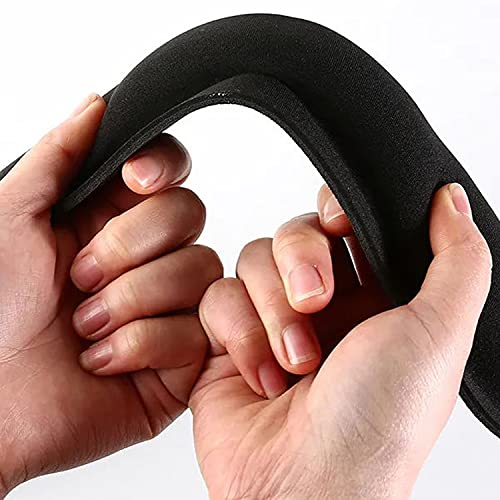 UCMDA Mouse Pad - Alfombrilla para Mouse Ergonomico, Tapete para Mouse, Alfombrilla de Ratón Base de Goma no Deslizante - Negro