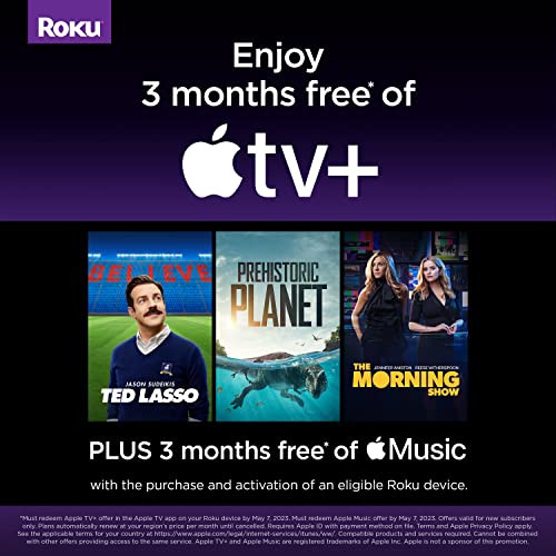 ROKU Streaming Stick 4K | Dispositivo de transmisión 4K/HDR/Dolby Vision con Control Remoto de Voz y Controles de TV