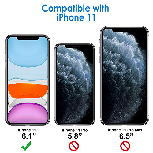 JETech Funda para iPhone 11 (2019) 6,1", Anti-Amarillo Anti-Choques y Anti-Arañazos (HD Clara)