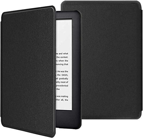 PUBAMALL Funda para Kindle (10ª generación - 2019), con la función Auto Sleep Wake, para Kindle 10th Gen 2019 Released (Negro)