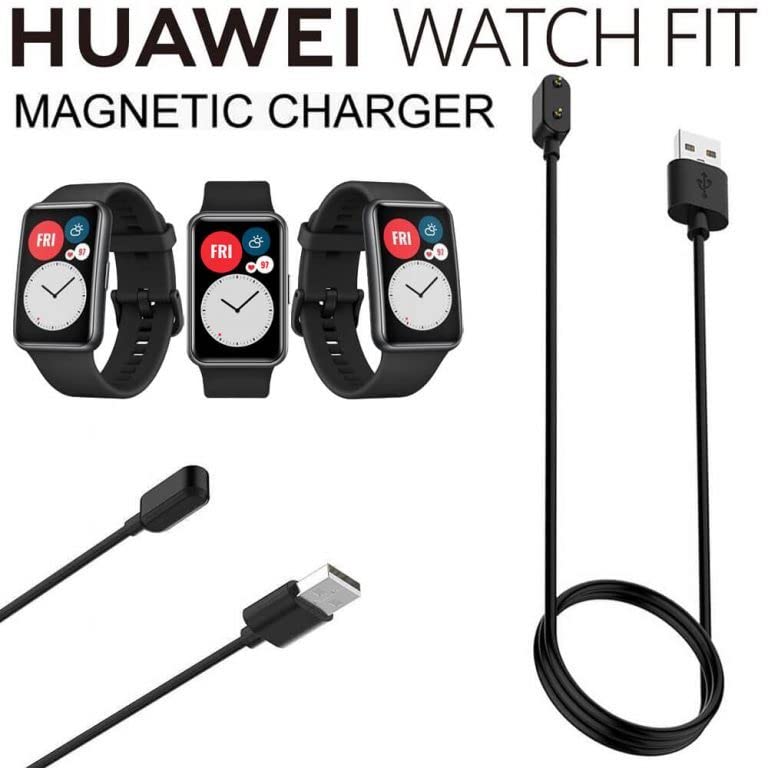 USTIYA Cargador para Huawei Watch Fit/Fit 2 y Huawei Band 7 y Honor Band 6 y Honor Band 6 y Huawei Watch Fit Mini y Huawei Watch Kids 4 Pro USB Charging Data