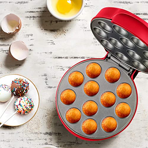 Holstein Housewares Máquina para hacer pasteles, lavanda, hace 12 pasteles, revestimiento antiadherente, perfecto para fiestas de cumpleaños y día festivo