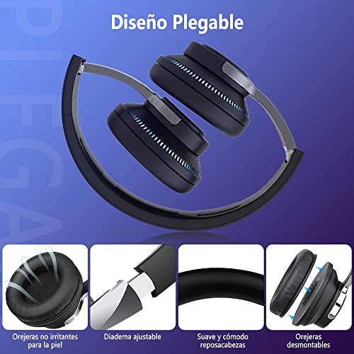 Auriculares de deporte para móvil, micrófono y cable de 1,2 m