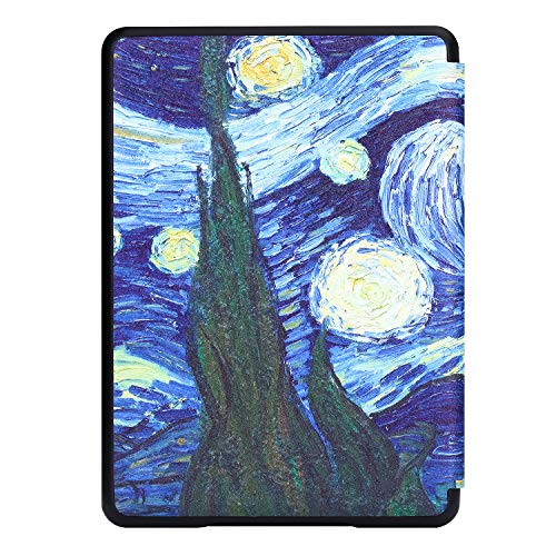 PUBAMALL Funda Compatible para Kindle Completamente Nuevo (versión de 2022), con la función Auto Sleep Wake (Cielo Estrellado)