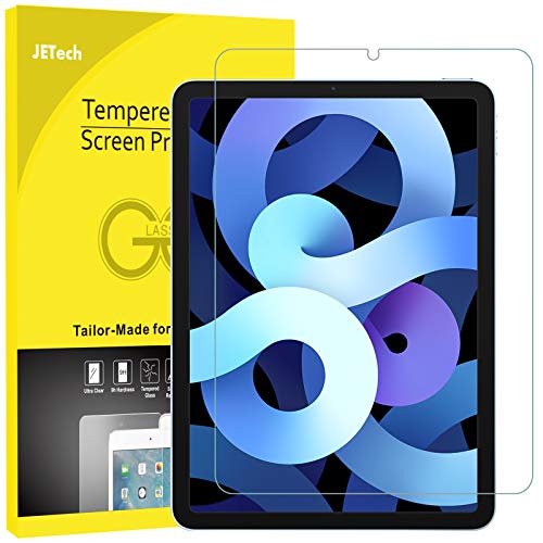 JETech Protector de Pantalla para iPad Air 5/4 (10,9-Pulgadas, 2022/2020 Modelo, 5.ª/4.ª Generación), Mica de Cristal Vidrio Templado