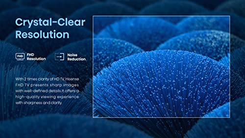 Hisense Serie A4 40 Pulgadas Clase FHD Smart Android TV con DTS Virtual X, Modos de Juego y Deportes, Chromecast Integrado, compatibilidad con Alexa (40A4H, Nuevo Modelo 2022)