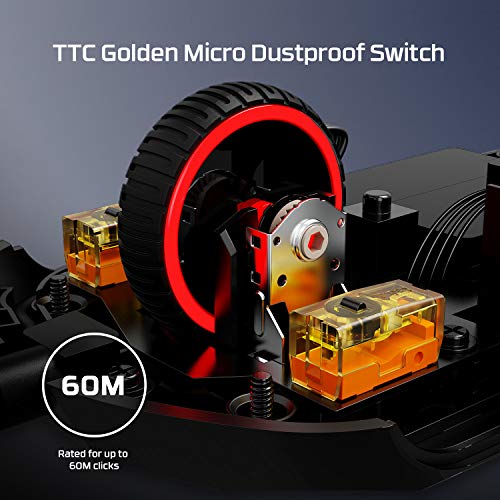 HyperX Pulsefire Haste - mouse para videojuegos - Ultraligero, 60 g, carcasa de panal, diseño hexagonal, cable USB hiperflexible, hasta 16000 DPI, 6 botones programables, color blanco/rosa (reacondicionado)