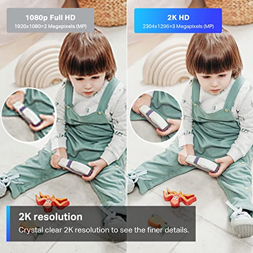 TP-Link Tapo C210, Cámara Wi-Fi de Seguridad Interior, 3MP Ultra Alta Definición, Cámara IP Domo 360°, Control Remoto de Aplicaciones, Funciona con Alexa