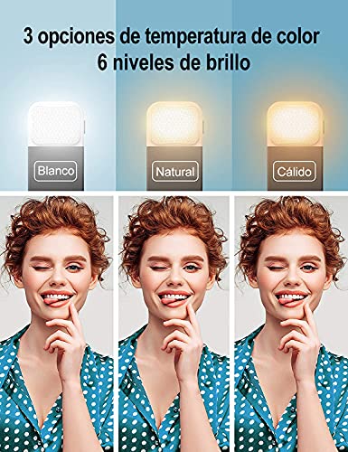 KAMYSEN Palo Selfie Trípode con Luz de ajustable，Luz de ajustable para selfie con trípode，soporte para teléfono y mando a distancia Bluetooth，Luz selfie portátil al aire libre,360°Rotación Extensible Selfie Stick Inalámbrico Palo Selfie Trípode，para M