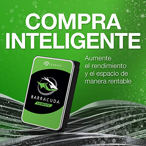 Seagate - Disco duro interno BarraCuda SATA de 4 TB, 6 Gb/s, 256 MB de caché de 3,5 pulgadas (ST4000DM004), paquete único