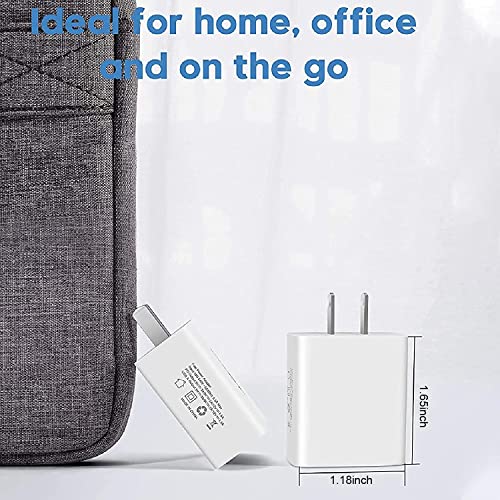 MCSWKEY Cargador USB, 2Pack Cargador de Celular USB Adaptador 5V 2A Enchufe de Pared, Cargador de Pared con 1 Puerto USB para iPhone XS/XR/XS MAX, Samsung, Google, HTC, LG, Tablet, Otros Dispositivos
