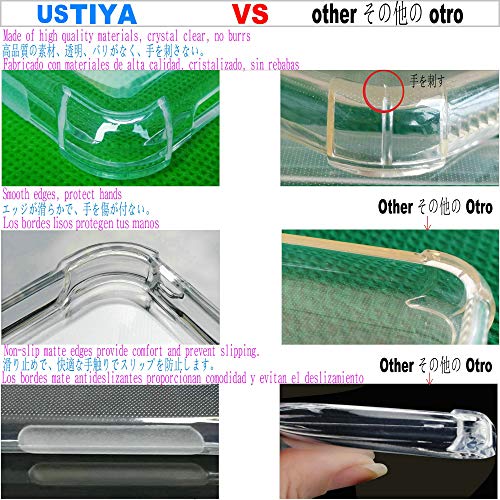 USTIYA Funda para Google Pixel 6 Case Carcasa Bumper,Shock-Absorción TPU Transparente Cover con Cuatro Esquinas Espesamiento