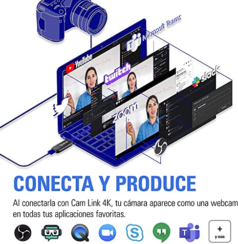 Capturadora de Video, TXG Tarjeta de Captura de Video USB 3.0 4K HD 1080p, HDMI  Video