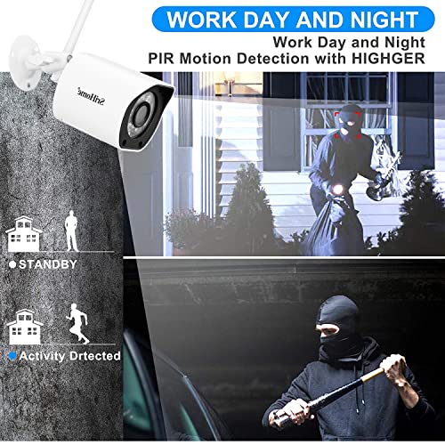 Camara De Seguridad Para Casa Hogar Sistema Vigilancia Exterior Vision  Nocturna