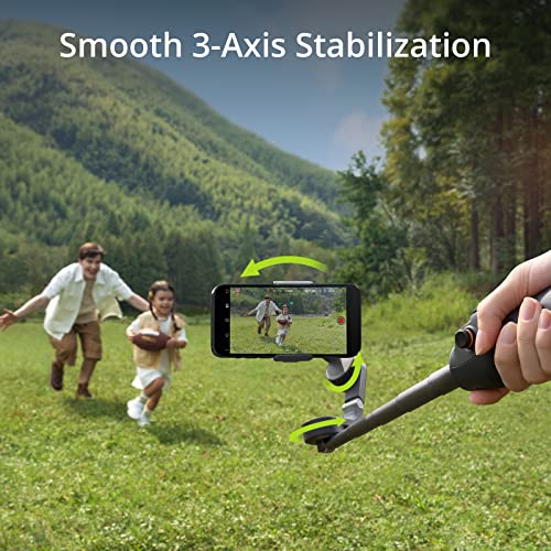 DJI Estabilizador para Smartphones OSMO Mobile 6, estabilizador en Tres Ejes, Brazo Extensible Integrado, portátil y Plegable, estabilizador para videoblogs, vídeos de Youtube y TikTok, OF200