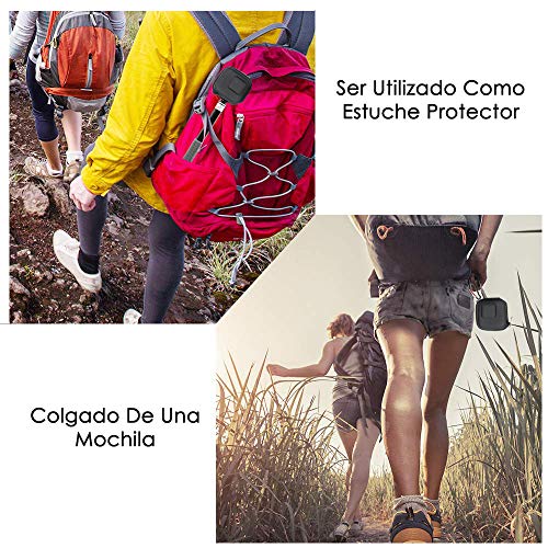 Nasjac Estuche para GoPro Hero 11/10/9/8/7/6/5/4/3/2/1, Funda Proteccion Portátil para Cámaras de Acción, Impermeable, A Prueba de Golpes y al Polvo, con Doble Cremallera, para Viajes Almacenamiento