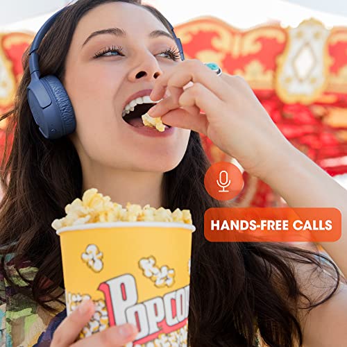 JBL Tune 510BT - Auriculares in-Ear inalámbricos con Sonido Purebass, Color Negro