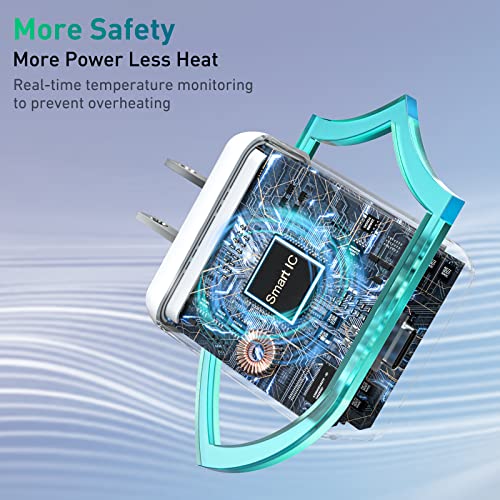 20W Cargador Rápido para iPhone 14, Quntis Cargador USB C Carga Rápida con Cable Tipo C a Lightning de 2m Compatible para iPhone 14 13 12 11 Pro MAX iPhone Mini X XS XR 8 9 Plus iPad Pro - Blanco