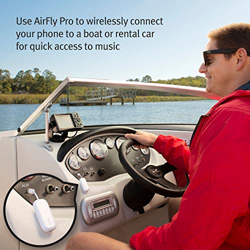 Twelve South Transmisor inalámbrico para Usar, AirPod Pro y Auriculares inalámbricos en gimnasios o Aviones, AirFly Pro