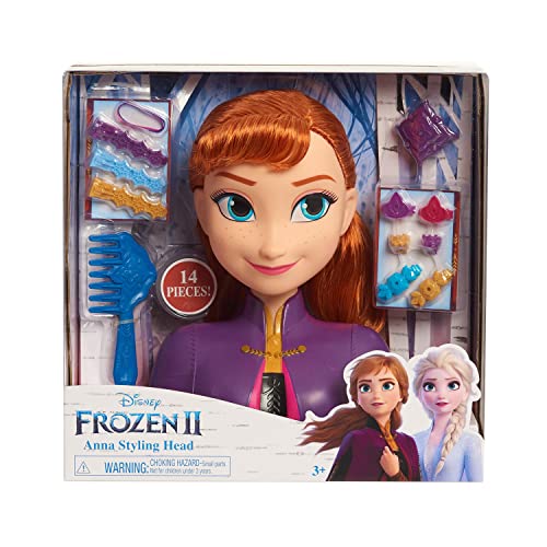 Ruz Juguete Muñeca Cabeza para Peinados Disney Frozen Anna