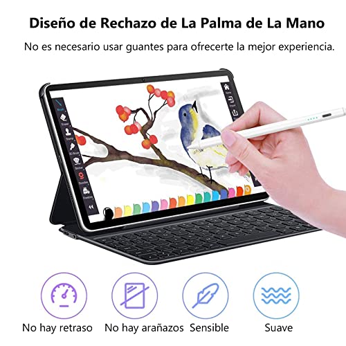 Lápiz capacitivo para iPad de 9. y 10. generación, lápiz digital de carga  rápida 5X, compatible