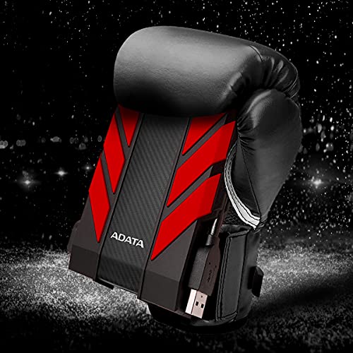 ADATA Disco Duro Externo HDD HD710P, 2 TB,Resistente a golpes,agua y polvo, certificación grado militar, Color Negro