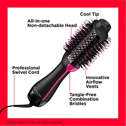 REVLON Salon One-Step Secador y Voluminizador, Negro