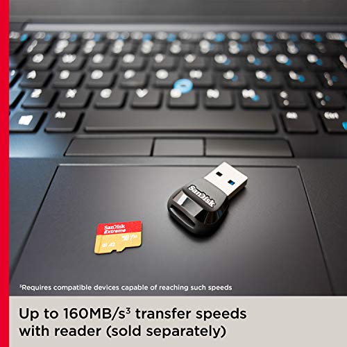 SanDisk RAM-3077 - Tarjeta microSDXC UHS-I 128GB, 160Mb/S 4K Clase A2 V30 C/Adaptador