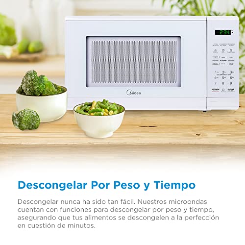 Midea Horno de Microoondas 0.7 Pies Cúbicos / 20 L Blanco Practia MMDF07S2WW