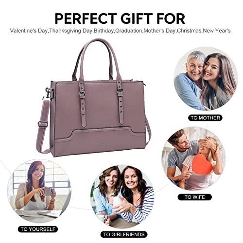 EaseGave - Classic para Mujer, 15.6-in Purple, 15.6-Inch