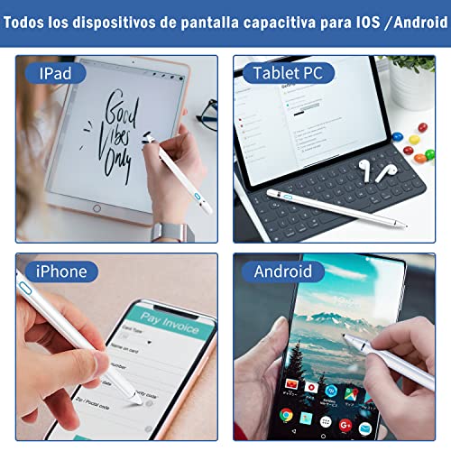 Lápiz óptico electrónico para tableta Samsung Galaxy Tab A, lápiz digital  activo con punta ultra fina de 0.069 pulgadas para Samsung Galaxy Tablet  Tab