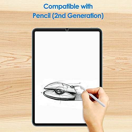 JETech Protector de Pantalla para iPad Air 5/4 (10,9-Pulgadas, 2022/2020 Modelo, 5.ª/4.ª Generación), Mica de Cristal Vidrio Templado