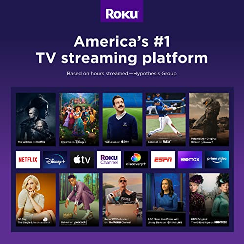 ROKU Streaming Stick 4K | Dispositivo de transmisión 4K/HDR/Dolby Vision con Control Remoto de Voz y Controles de TV