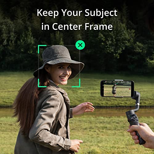 DJI Estabilizador para Smartphones OSMO Mobile 6, estabilizador en Tres Ejes, Brazo Extensible Integrado, portátil y Plegable, estabilizador para videoblogs, vídeos de Youtube y TikTok, OF200