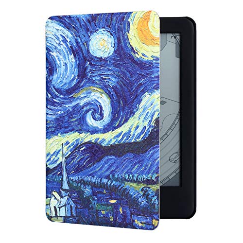 PUBAMALL Funda Compatible para Kindle Completamente Nuevo (versión de 2022), con la función Auto Sleep Wake (Cielo Estrellado)