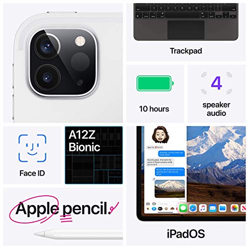 Apple iPad Pro, 11pulgadas, wifi, 512 GB, color plata, 2a generación, 2020, (Reacondicionado)