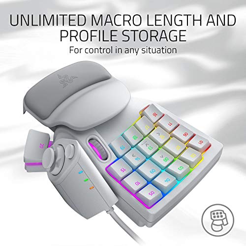 Razer Tartarus Pro Gaming Keypad: Mercury White