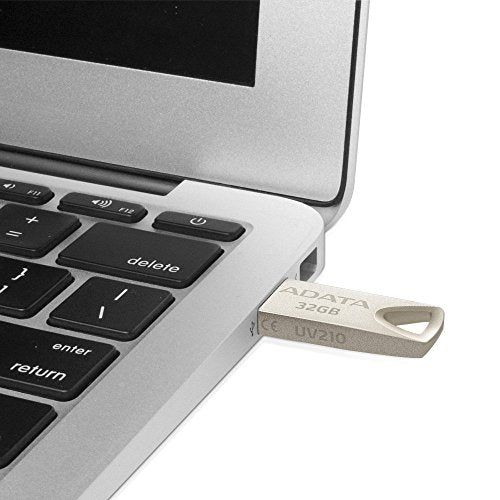 ADATA 32 GB Memoria Flash USB 2.0 Metálica Color Plata (Modelo UV210)