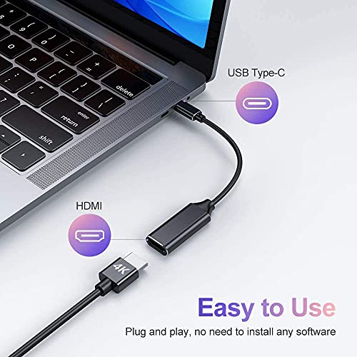 Adaptador USB-C a HDMI - 4K 30Hz - Negro - Adaptadores de vídeo USB-C