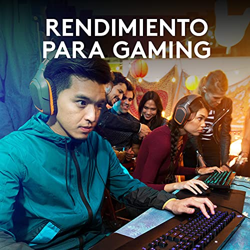 Logitech G213 Prodigy Teclado Gaming en inglés, RGB LIGHTSYNC, Teclas retroiluminadas, Resistente a Salpicaduras, Teclas personalizables, Controles Multimedia Dedicados - Negro