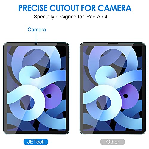 JETech Protector de Pantalla para iPad Air 5/4 (10,9-Pulgadas, 2022/2020 Modelo, 5.ª/4.ª Generación), Mica de Cristal Vidrio Templado