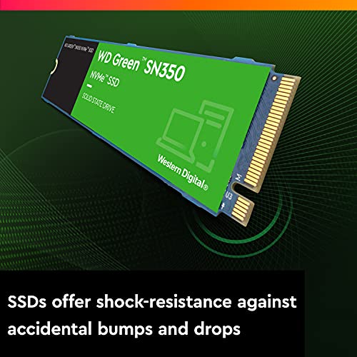 Western Digital Unidad SSD M.2 WD SN350 1TB WDS100T3G0C Green PCIE NVME