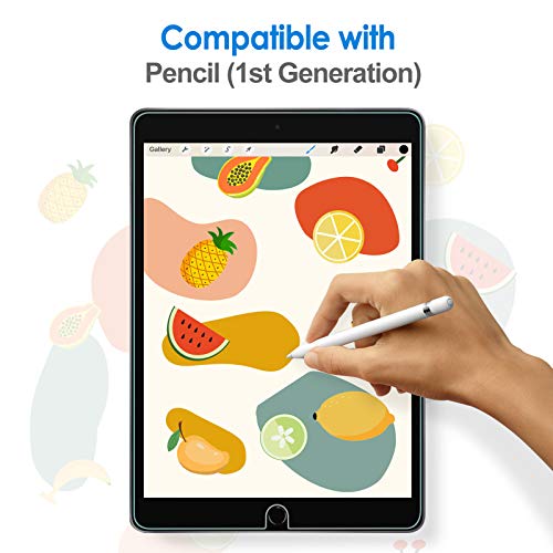 JETech Protector de Pantalla para iPad 9/8/7 (10,2 Pulgadas, 2021/2020/2019 Modelo, 9ª/8ª/7ª Generación), Mica de Cristal Vidrio Templado, 1 Unidades