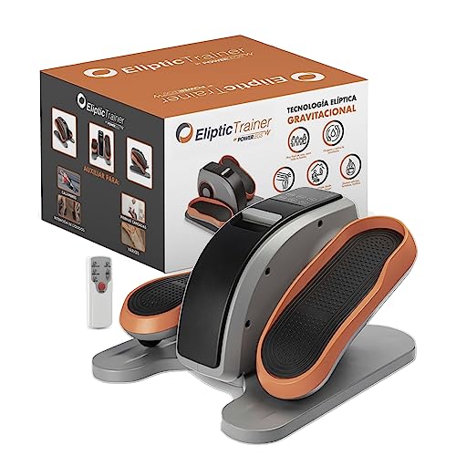 POWER LEGS Eliptic Trainer CV Directo | Elíptica motorizada compacta con 3 programas de Entrenamiento pre-programados y 10 velocidades | Recupera Movilidad y Alivia cansancio Muscular