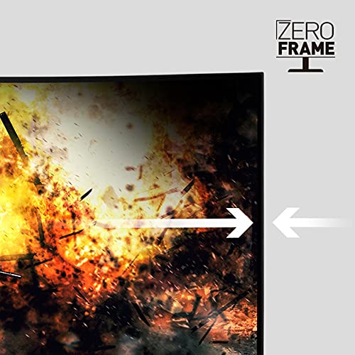 AOPEN 27HC5R bmiix 27" 1500R Curvo Zero-Frame Full HD (1920 x 1080) Monitor para Juegos | Tecnología AMD FreeSync | hasta 75Hz | 1ms | 2 Puertos HDMI y 1 Puerto VGA