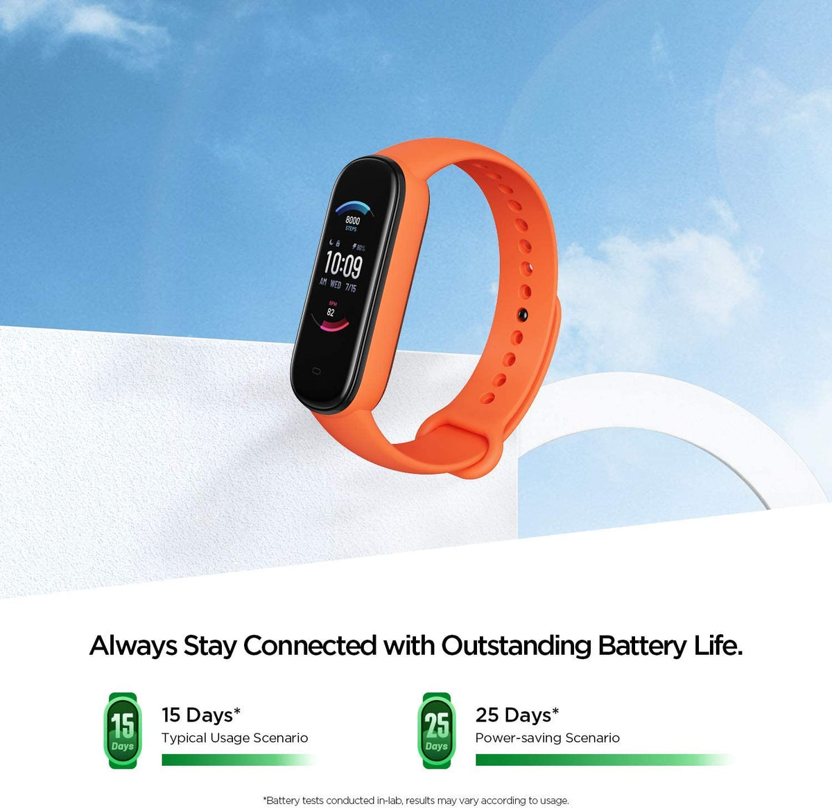 OPEN BOX - Amazfit Band 5 Fitness Tracker con Alexa Orange